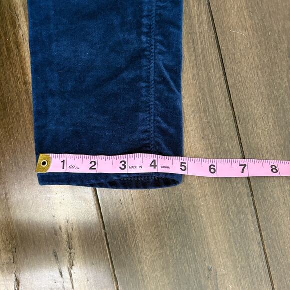 AG Adriano Goldschmied size 26 Deep Blue Skinny Jeans Low Rise Velour - Picture 8 of 11